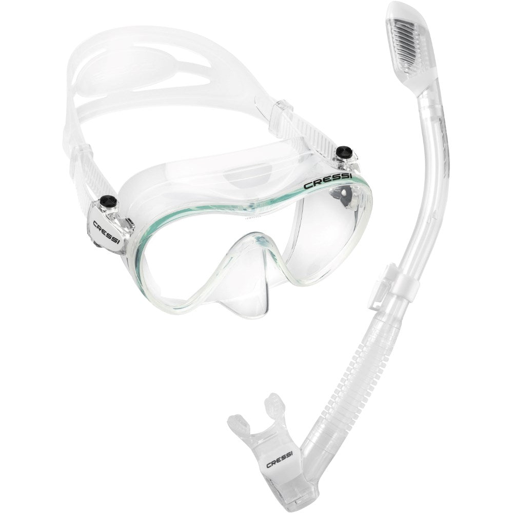F1 Dry Mask and Snorkel Set - Dive & Fish
