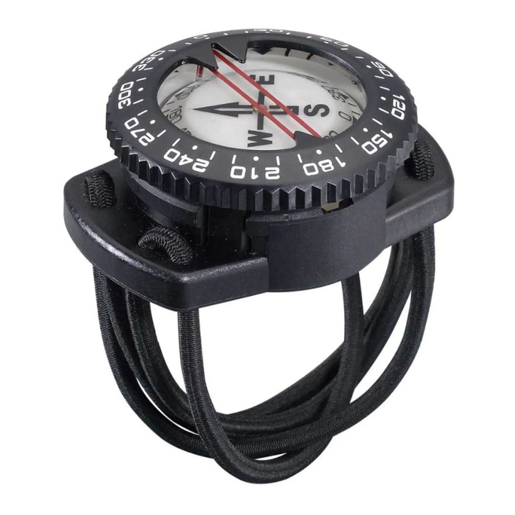 Compass w/Bungee Strap - Dive & Fish