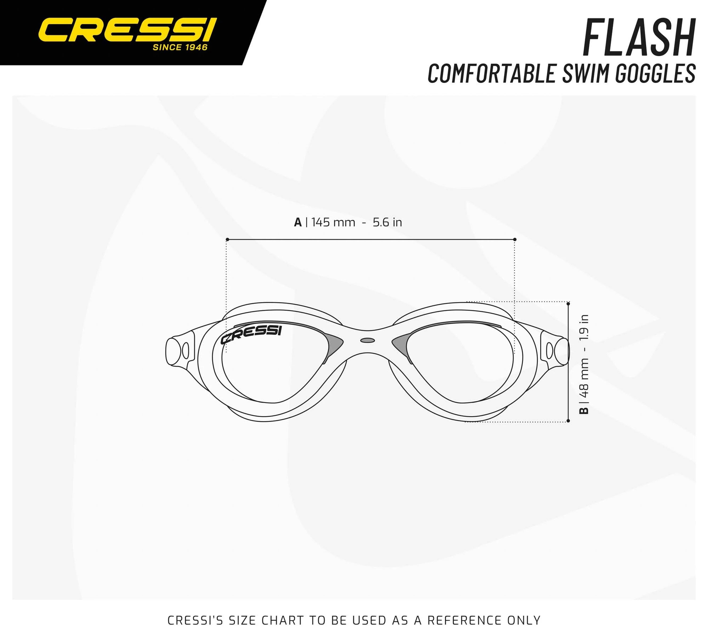 Cressi Cressi Flash Swim Goggles Dive & Fish