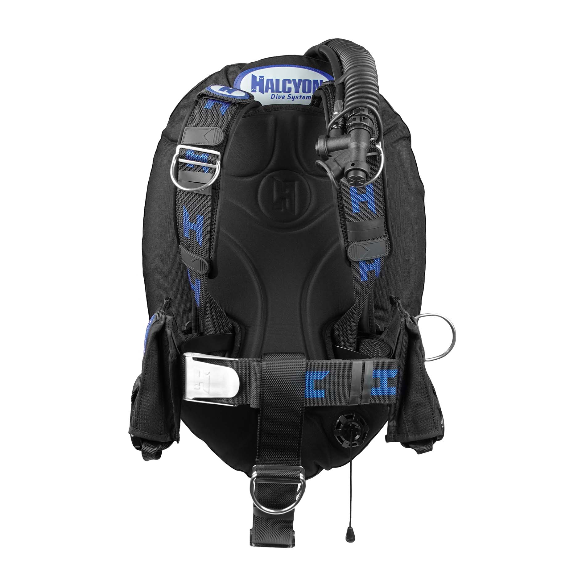 scuba diving halcyon infinity bcd system front on view