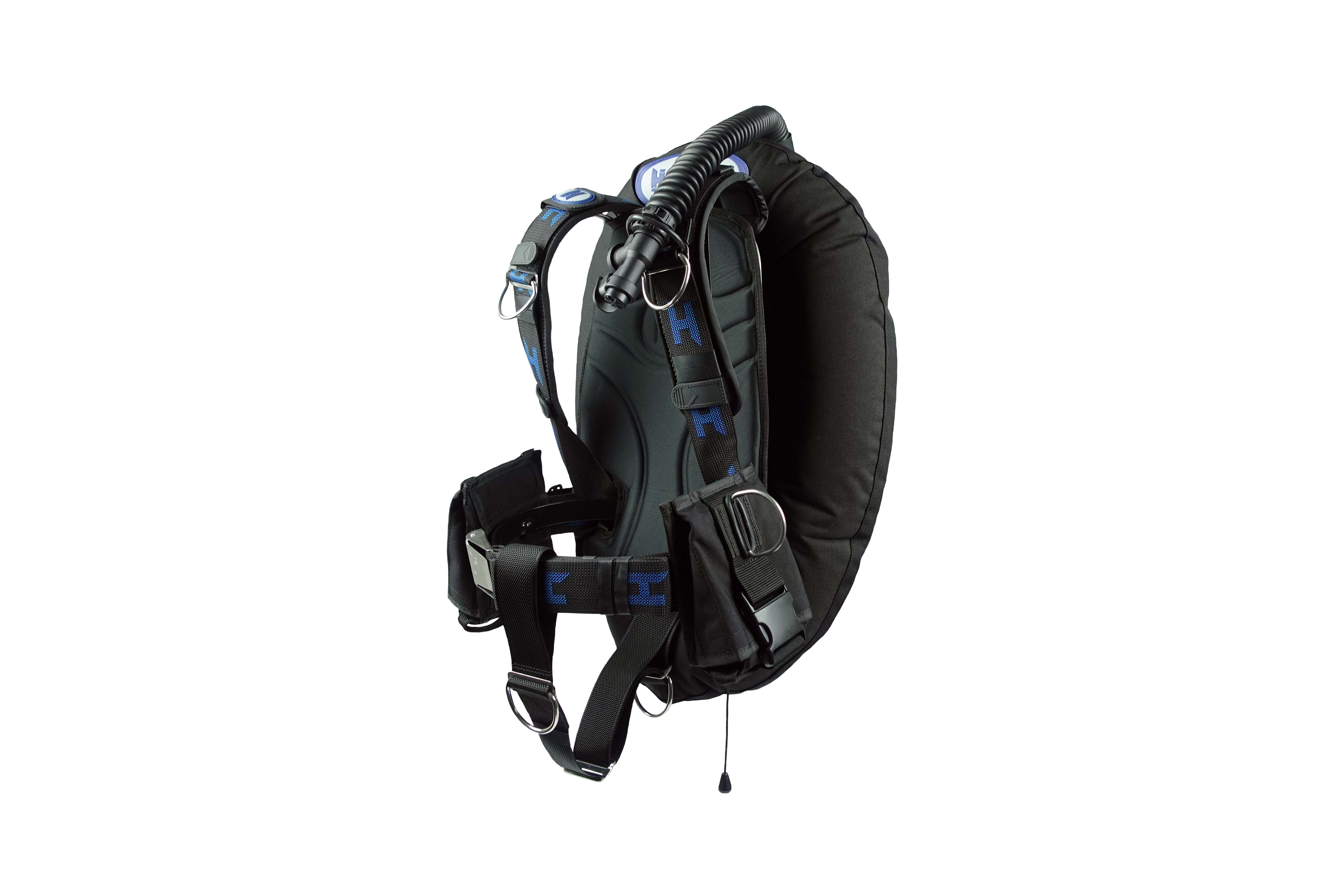 scuba diving halcyon infinity bcd system left view